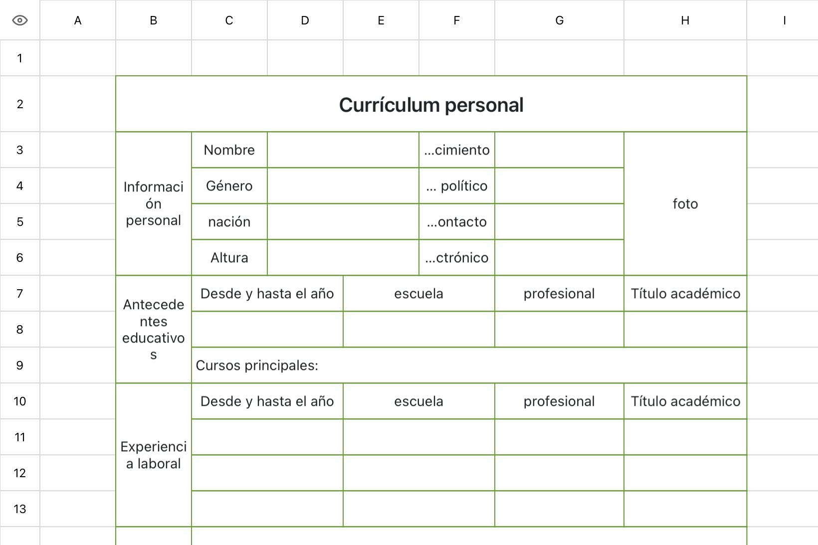 Currículum de la atmósfera clásica